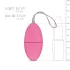Easytoys - Vibrirajuće jaje s daljinskim - 7 funkcija - roza
