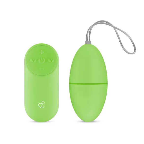 Easytoys - zeleni vibracijski jajčić s 7 ritmova