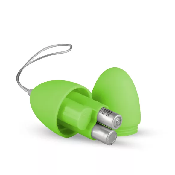 Easytoys - zeleni vibracijski jajčić s 7 ritmova