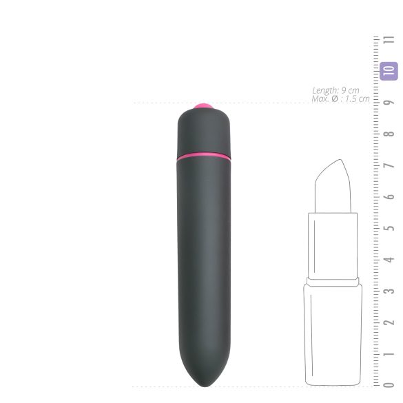 Easytoys - mini vibrator - vodootporan - crni