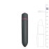 Easytoys Bullet - vodootporni vibrator (crni)