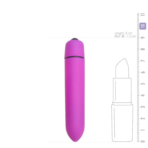 Easytoys - mini vibrator - vodootporan - ljubičasta