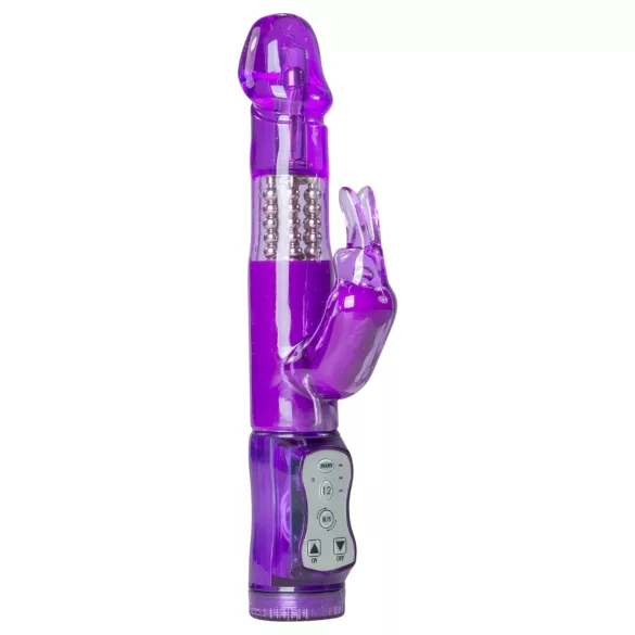 Easytoys Rabbit - vibrator s rotirajućim kuglicama i za klitoris