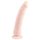 Easytoys - silikonski dildo s vakuum podlogom (21 cm) - prirodni