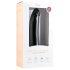 Easytoys - 100% silikonski dildo s vakuumskom bazom (21 cm) - crni