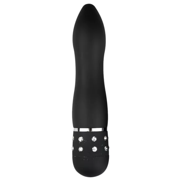 Easytoys Diamond Curved - mini vibrator štapić - crni