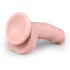 Easytoys - dildo s testisima i vakuum podlogom - 15 cm - prirodna boja