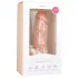Easytoys - dildo s testisima i vakuumskom bazom - 17,5 cm - natur