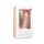 Easytoys - dildo s vakuumskom bazom i testisima (20 cm) - prirodan