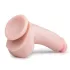 Easytoys - dildo s testisima i vakumskom bazom 20 cm - prirodna boja