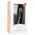 Easytoys - dildo s testisima i vakuumskom bazom - crni 20cm