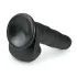 Easytoys - dildo s testisima i vakuumskom bazom - 22,5 cm - crni