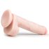 Easytoys - veliki dildo sa testisima i vakuumskom bazom (26,5 cm) - prirodni