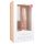 Easytoys - veliki dildo s testisima i vakuumskom bazom (29,5 cm) - prirodni izgled