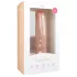Easytoys - realistični dildo s testisima i vakuum bazom - 29,5 cm - bež
