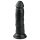 Easytoys - realistični dildo s vakuum postoljem (15,5 cm) - crni