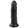 Easytoys - realistični dildo s vakuum postoljem - crni - 15,5 cm
