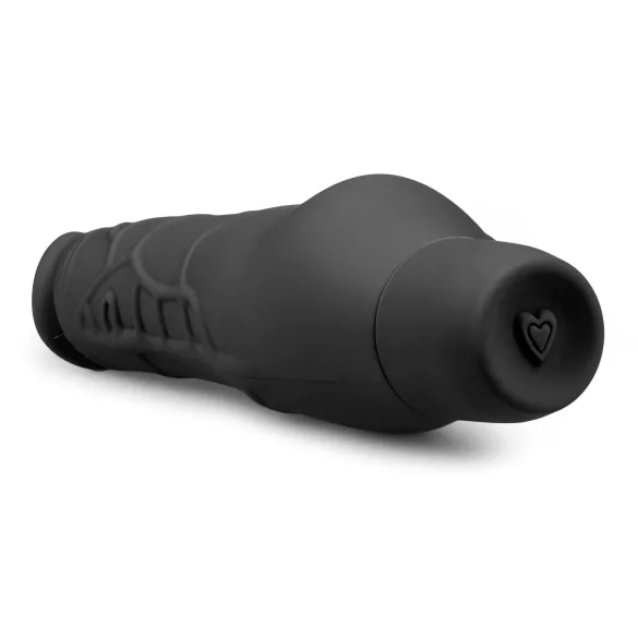 Easytoys Power Vibe - vibrirajući penis od silikona - crni