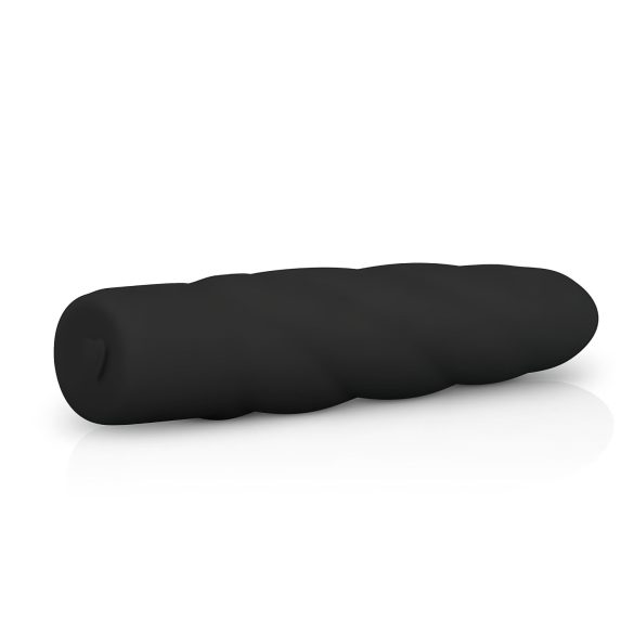 Easytoys Power Vibe - vibrator štap sa spiralom - silikon - crni