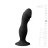 Easytoys - dildo s glavićem i vakumskom bazom - crni