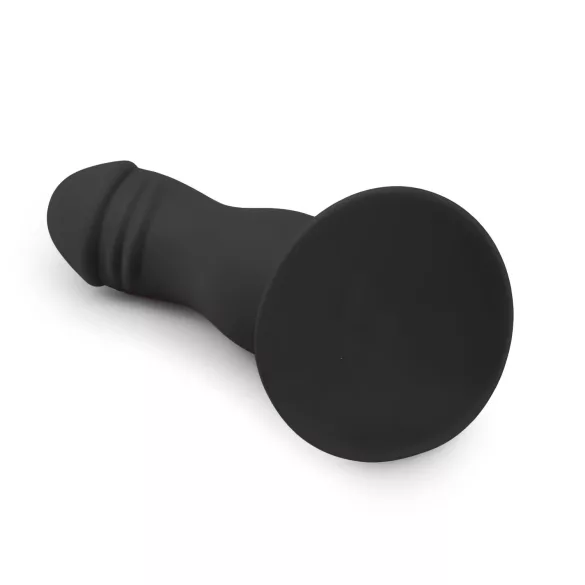 Easytoys - dildo s glavićem i vakumskom bazom - crni