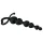 EasyToys - analni dildo s kuglicama - crni