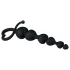 EasyToys - analni dildo s kuglicama - crni