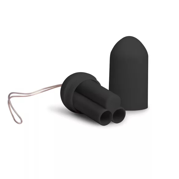 EasyToys - nosivo vibrirajuće jaje s daljinskim upravljačem (crno)