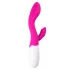 Easytoys Lily - vibrator s nastavkom za klitoris - silikon - roza