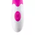 Easytoys Lily - vibrator s nastavkom za klitoris - silikon - roza