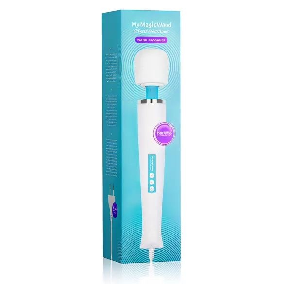 MyMagicWand - snažan masažer vibrator - bijelo-plava