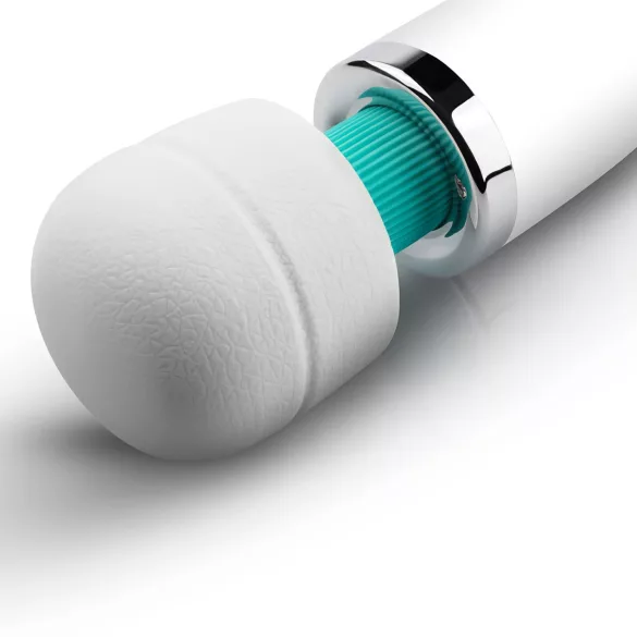 MyMagicWand - snažan masažer vibrator - bijela-tirkizna