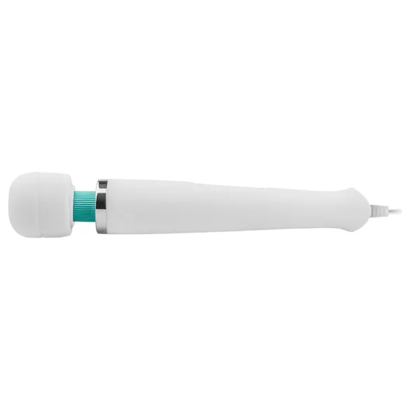 MyMagicWand - snažan masažer vibrator - bijela-tirkizna
