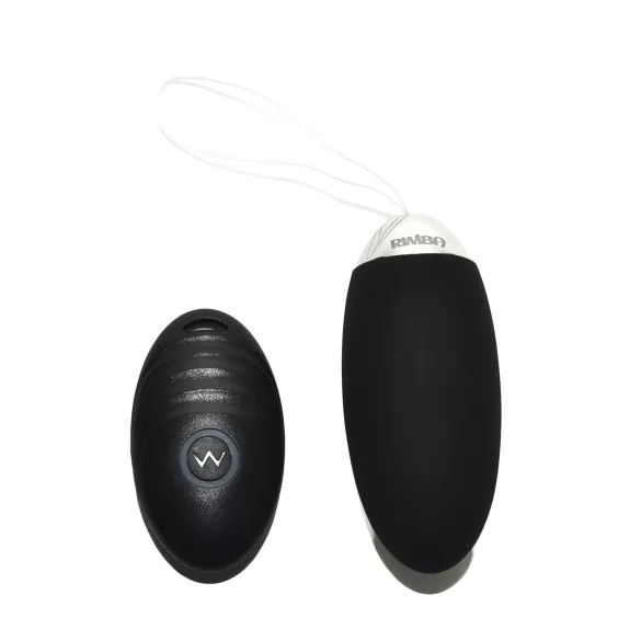 Rimba Venice - vibrirajuće jaje na daljinsko upravljanje - crno - punjivo