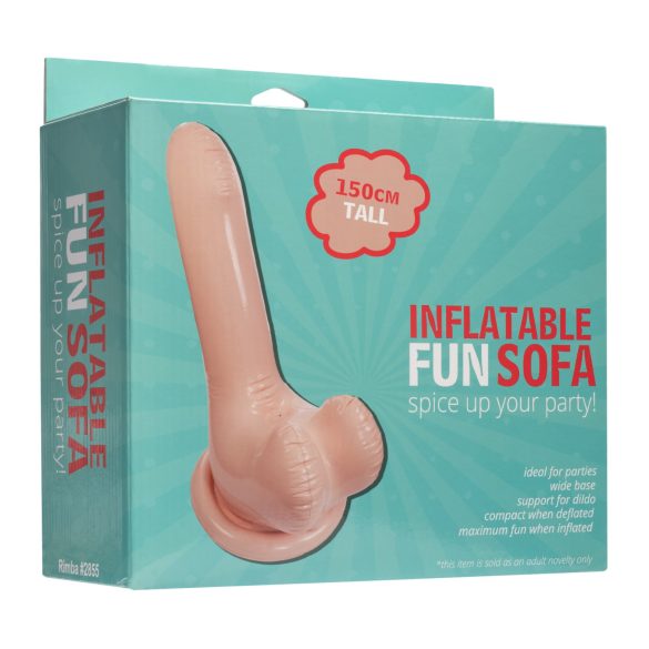 Inflatable Fun - na napuhavanje penis sofa - 66 cm