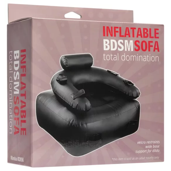 Inflatable Fun - BDSM sofa - crna