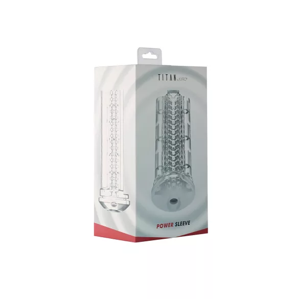 Kiiroo Titan Power - masturbator uložak - proziran