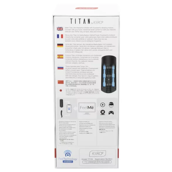 Kiiroo Titan - interaktivni masturbator - crna