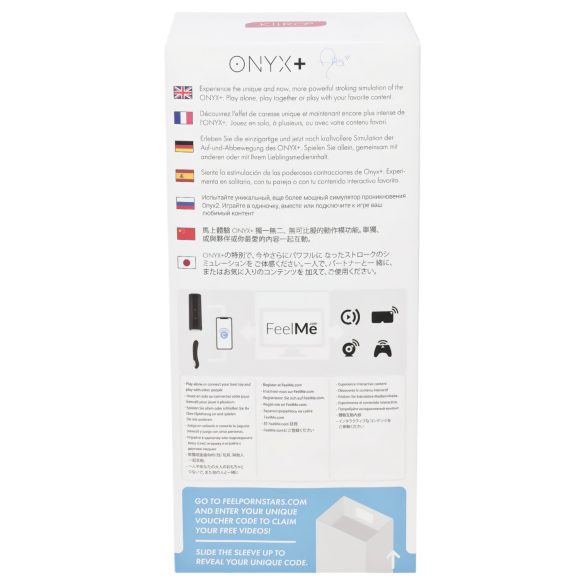 Kiiroo Onyx+ Asa Akira Experience - interaktivni masturbator - crna