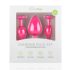 Easytoys Diamond - analni plug set - rozi
