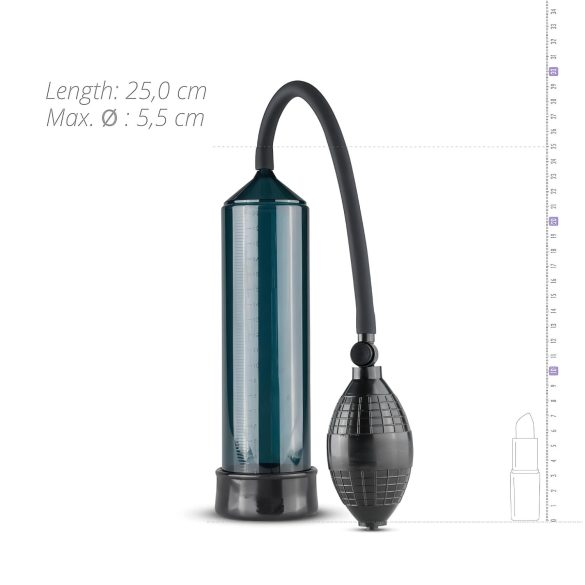 Easytoys - pumpa za penis - crna