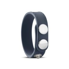 Boners - podesivi prsten za penis S/M - sivi