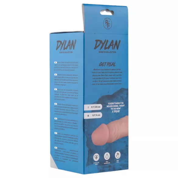 Real Fantasy Dylan - realistični dildo - 23cm - prirodna boja