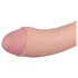 Real Fantasy Vince - dildo s testisima i prepucijem - 19,5 cm - prirodna boja