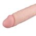 Real Fantasy Glynn - realistični dildo s testisima - 25 cm (natur)