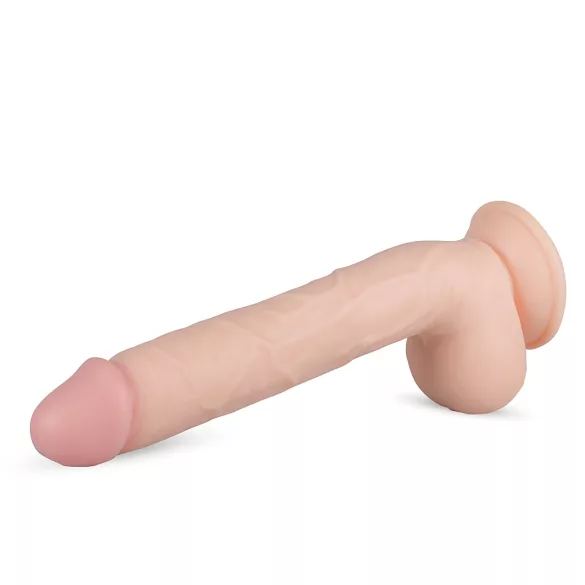 Real Fantasy Elvin - realistični dildo s testisima - 28cm - natur
