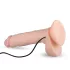 Real Fantasy Glynn - realistični vibrator na punjenje - 25cm - natur