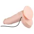 Real Fantasy Dwane - realistični vibrator na punjenje - 31 cm - prirodna boja