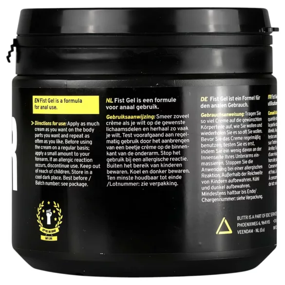 BUTTR - gel za fistanje - vodena baza - lubrikant (500ml)