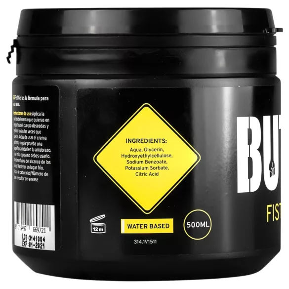 BUTTR - gel za fistanje - vodena baza - lubrikant (500ml)